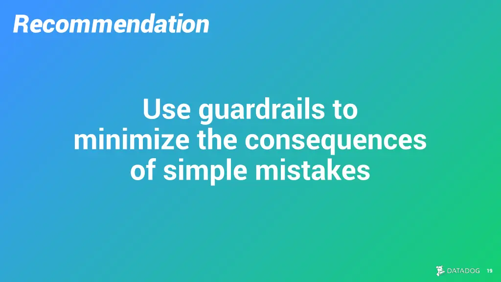 recommendation