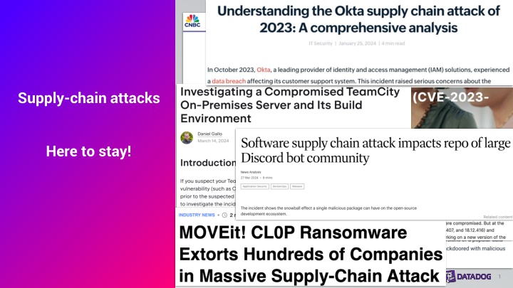 supply chain attacks