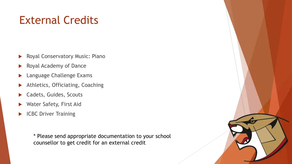 external credits