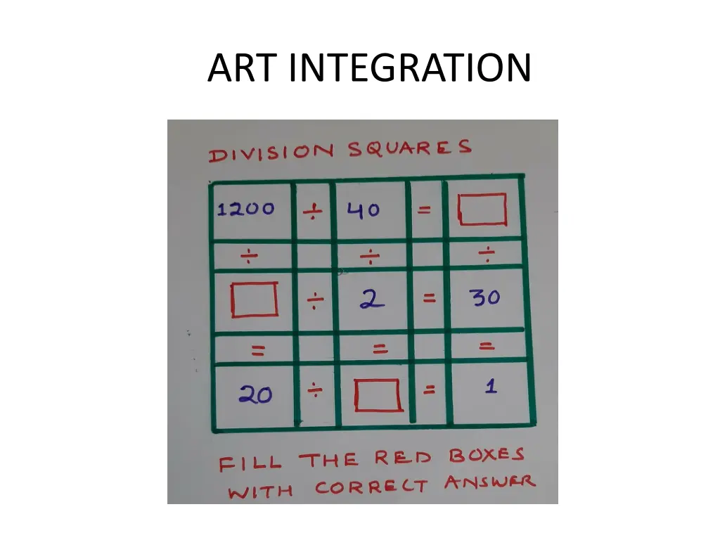art integration