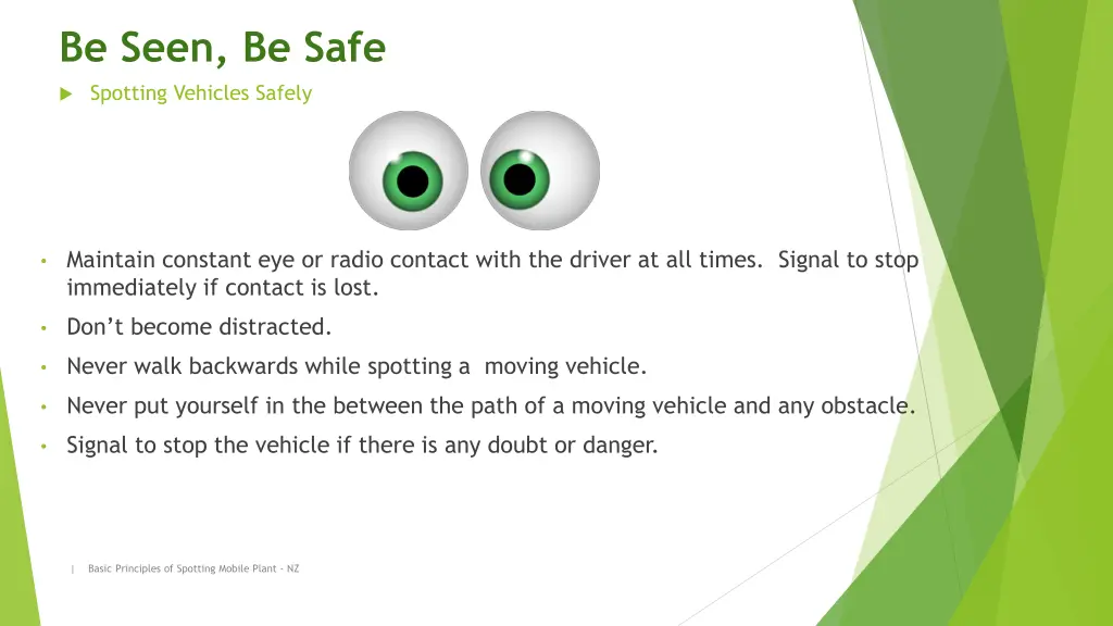 be seen be safe