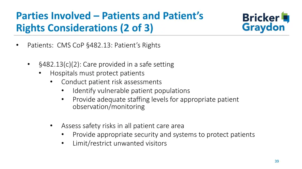 parties involved patients and patient s rights 1