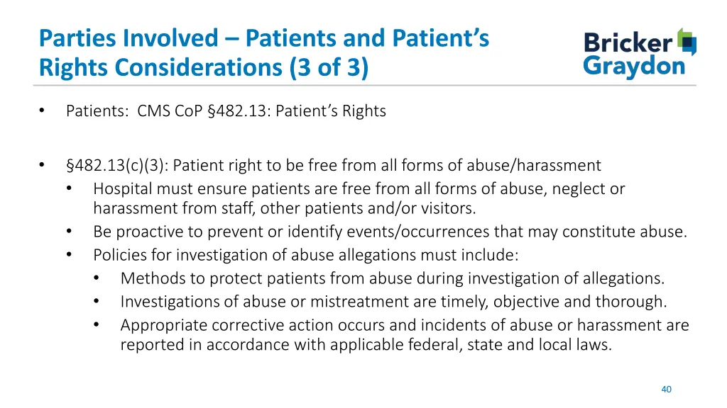 parties involved patients and patient s rights 2