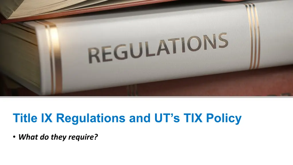 title ix regulations and ut s tix policy