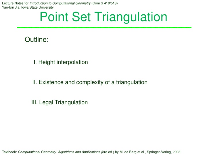 lecture notes for introduction to computational