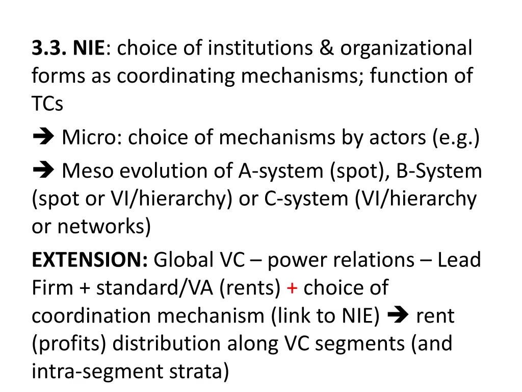 3 3 nie choice of institutions organizational