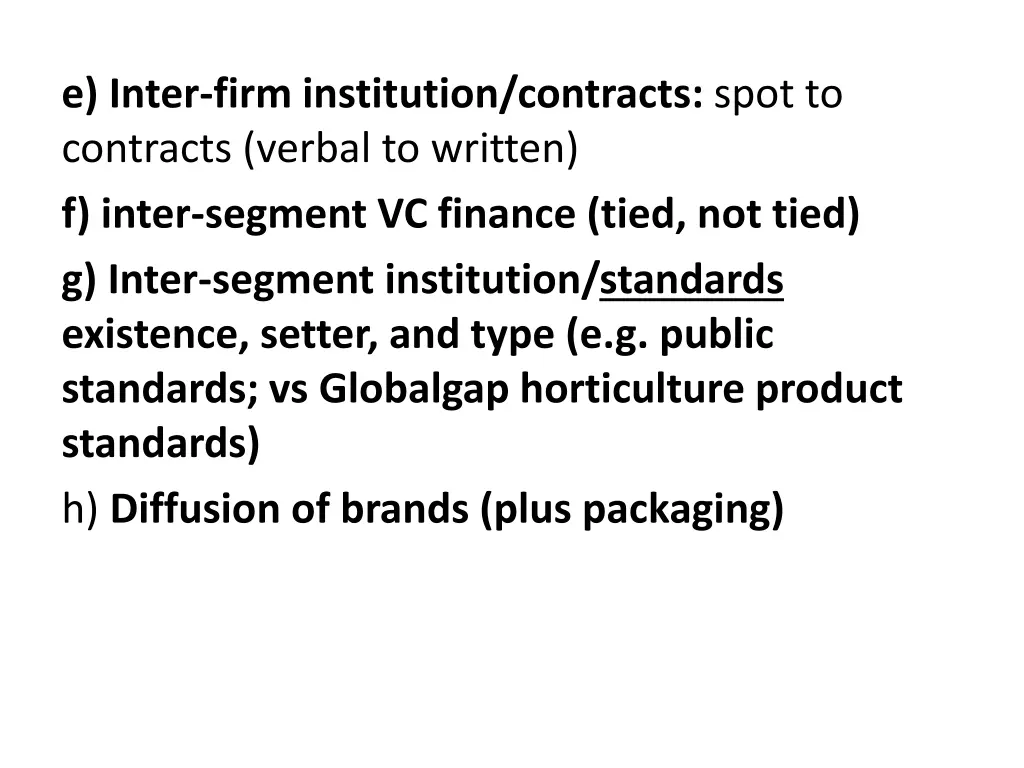 e inter firm institution contracts spot