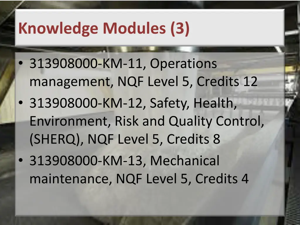 knowledge modules 3