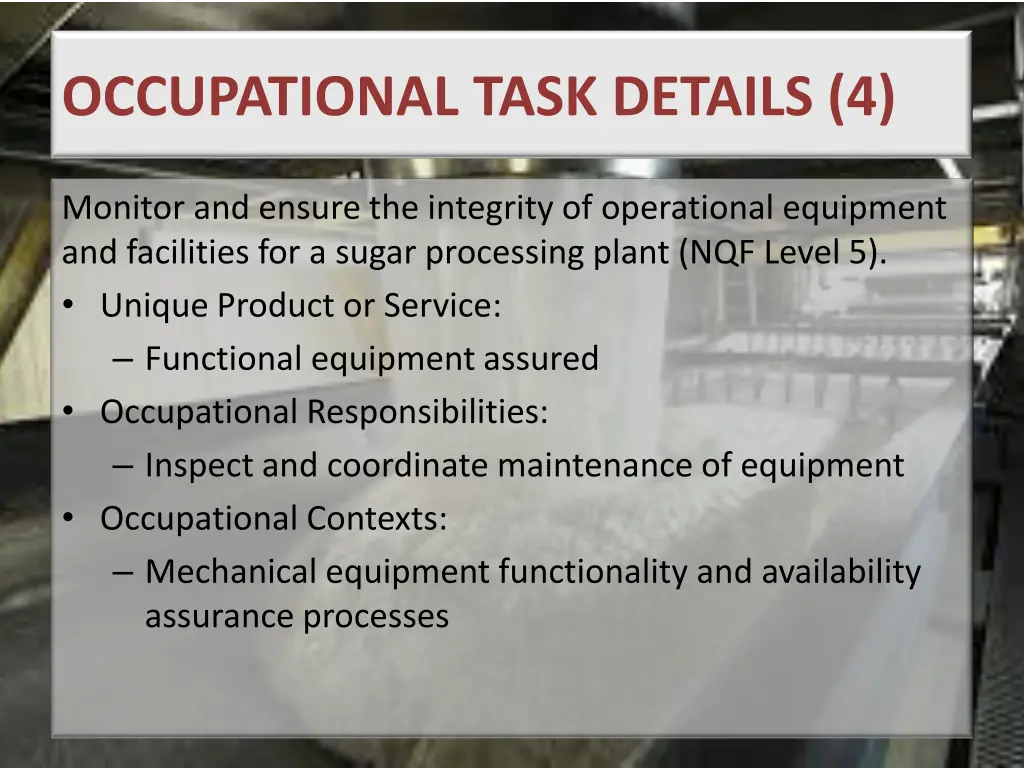 occupational task details 4