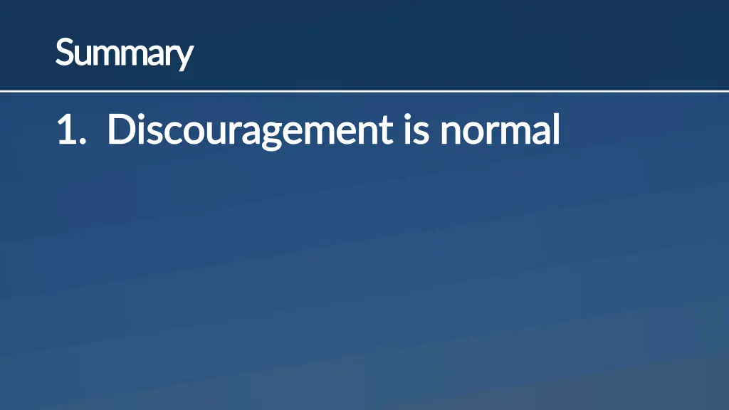 summary summary