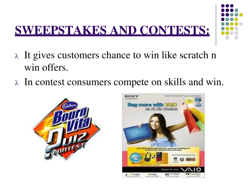 sweepstakes and contests