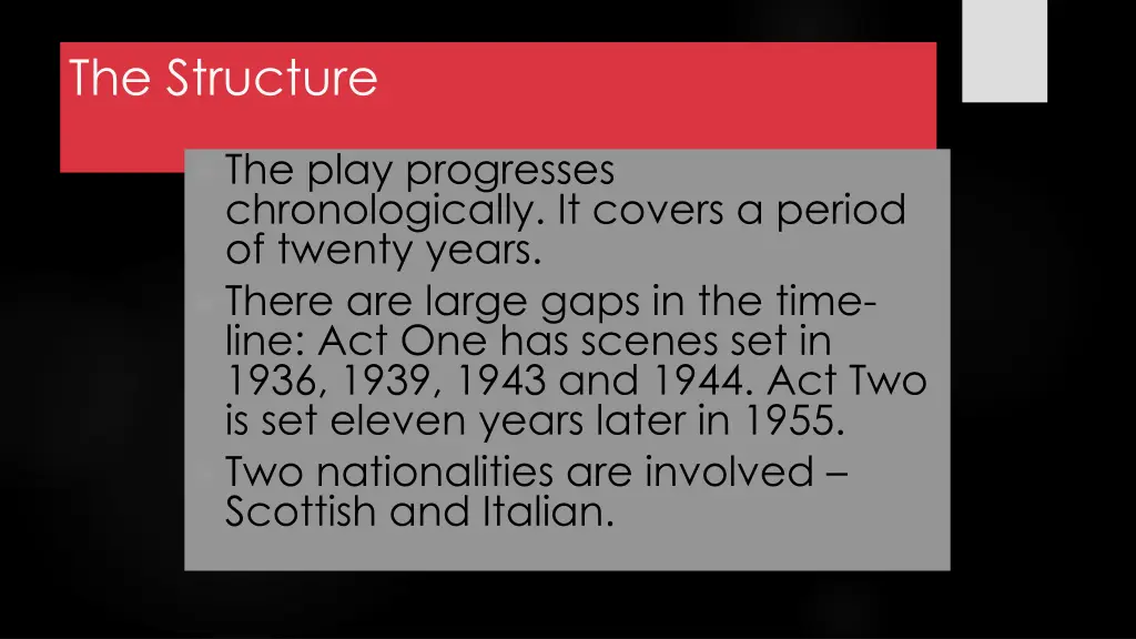 the structure