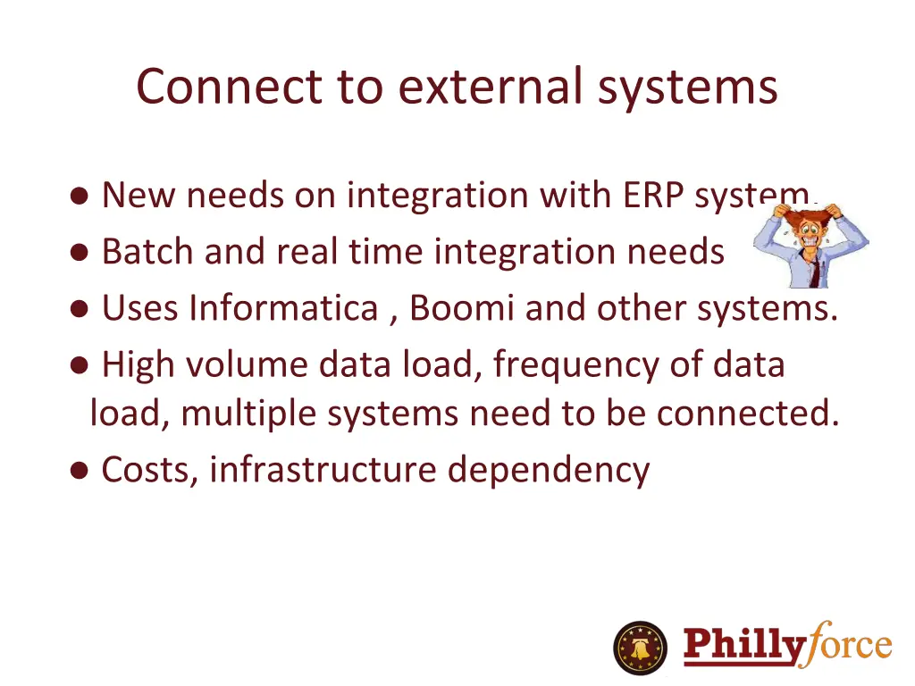 connect to external systems