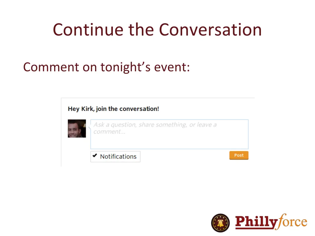 continue the conversation