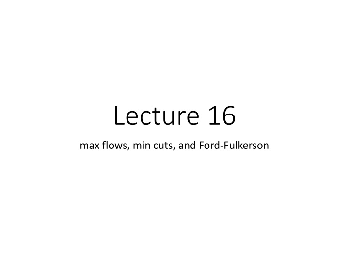 lecture 16
