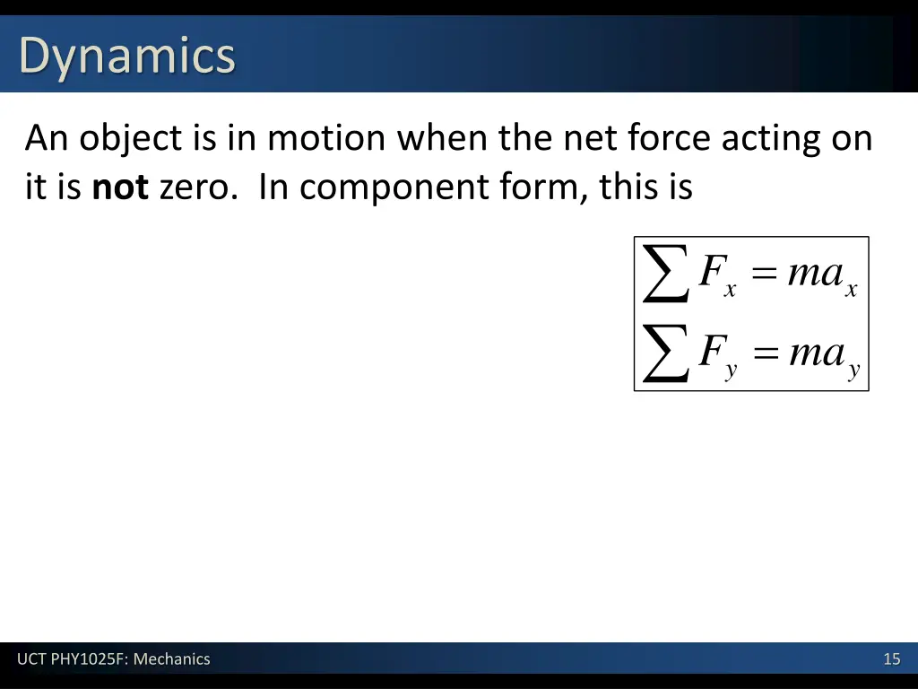 dynamics