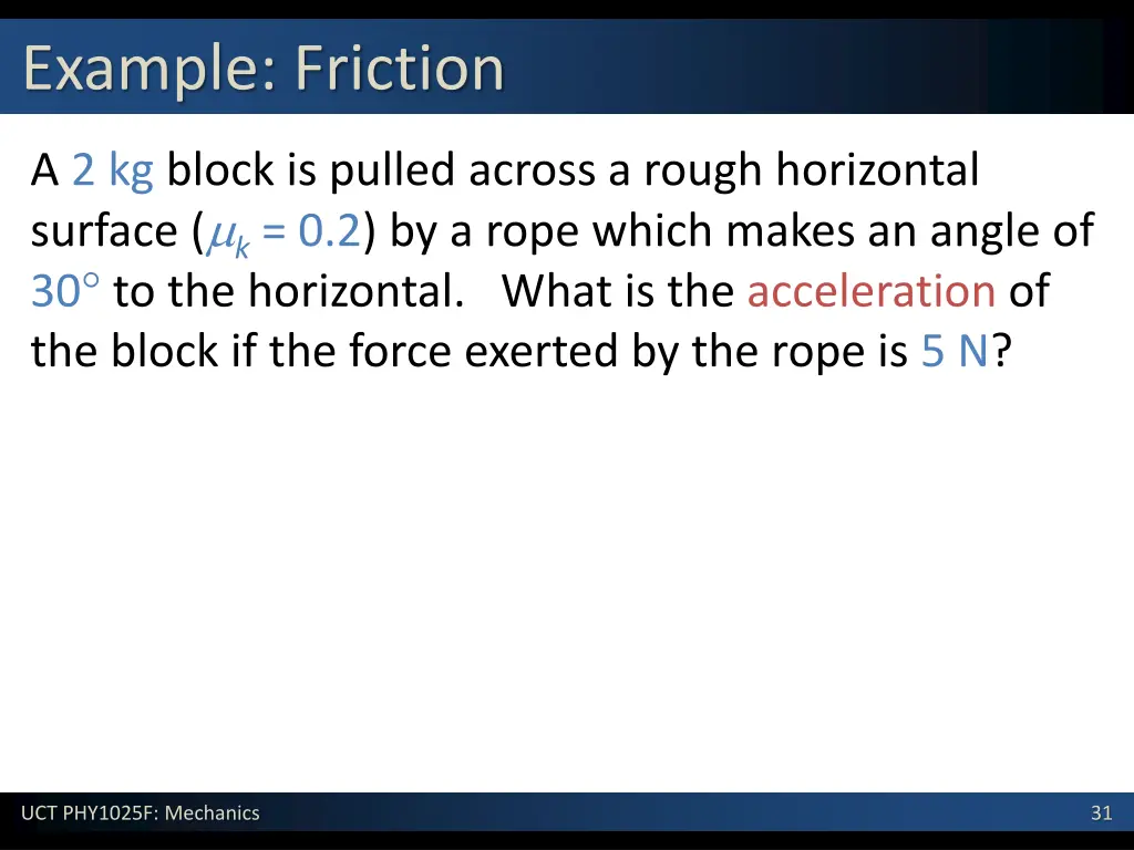 example friction