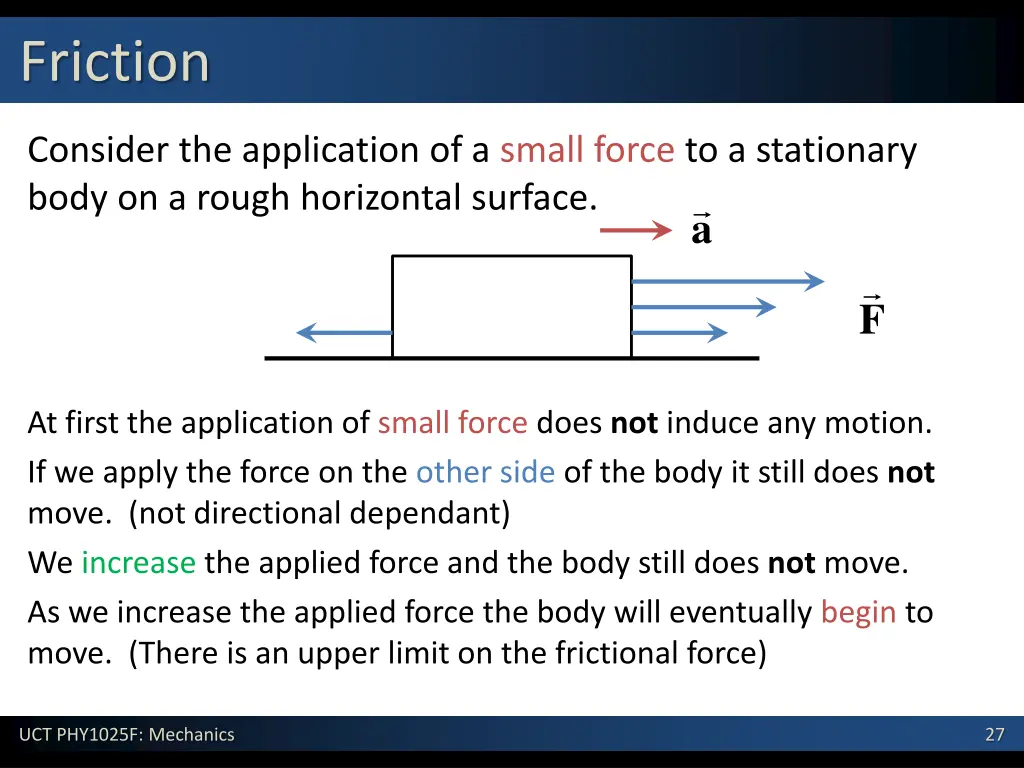 friction