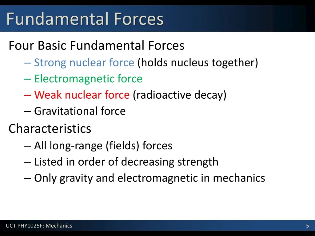 fundamental forces