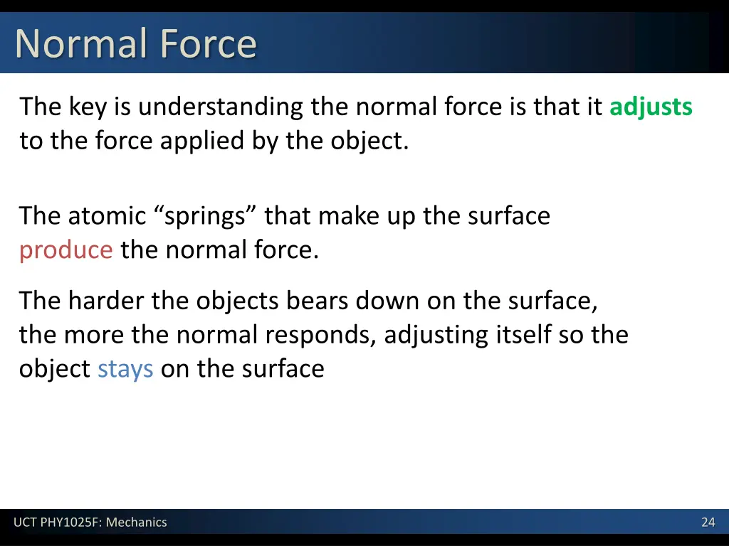 normal force