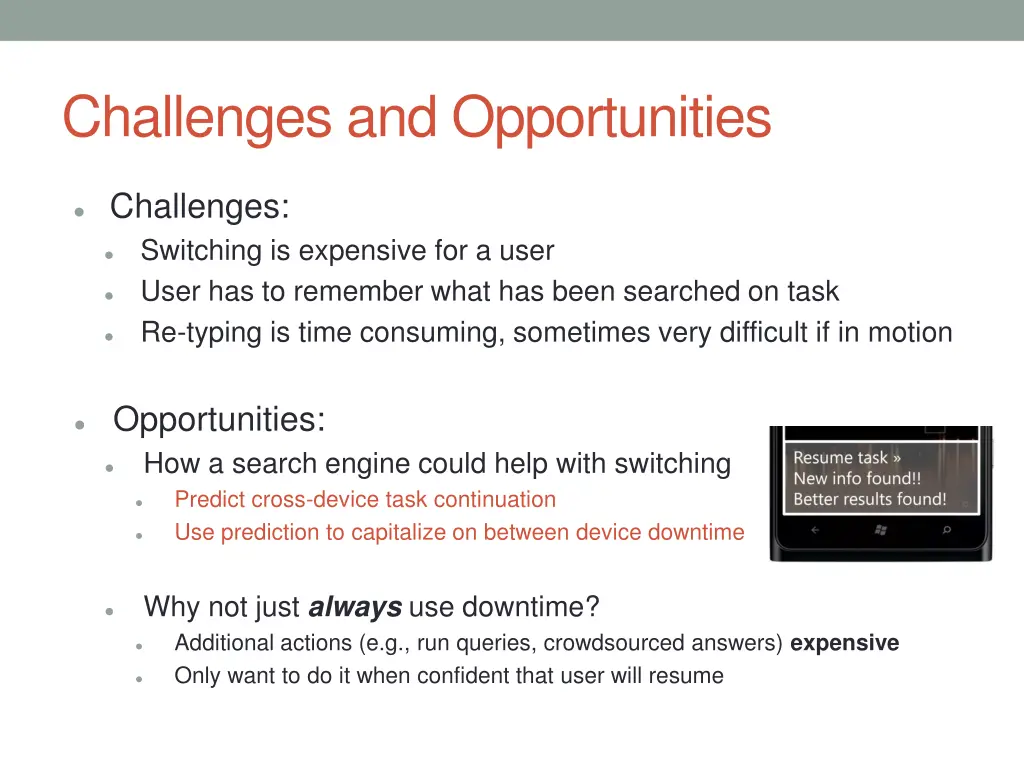 challenges and opportunities