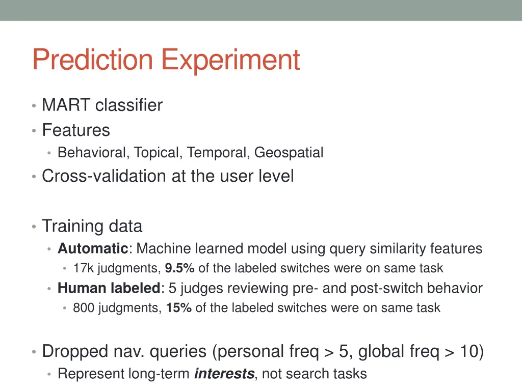 prediction experiment 1