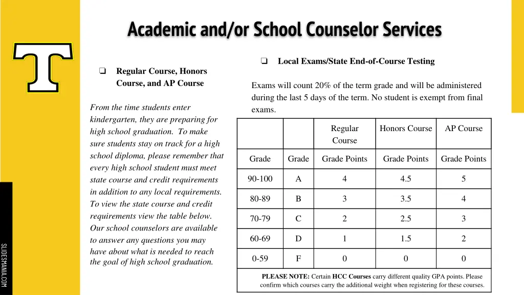 academic and or school counselor services 2