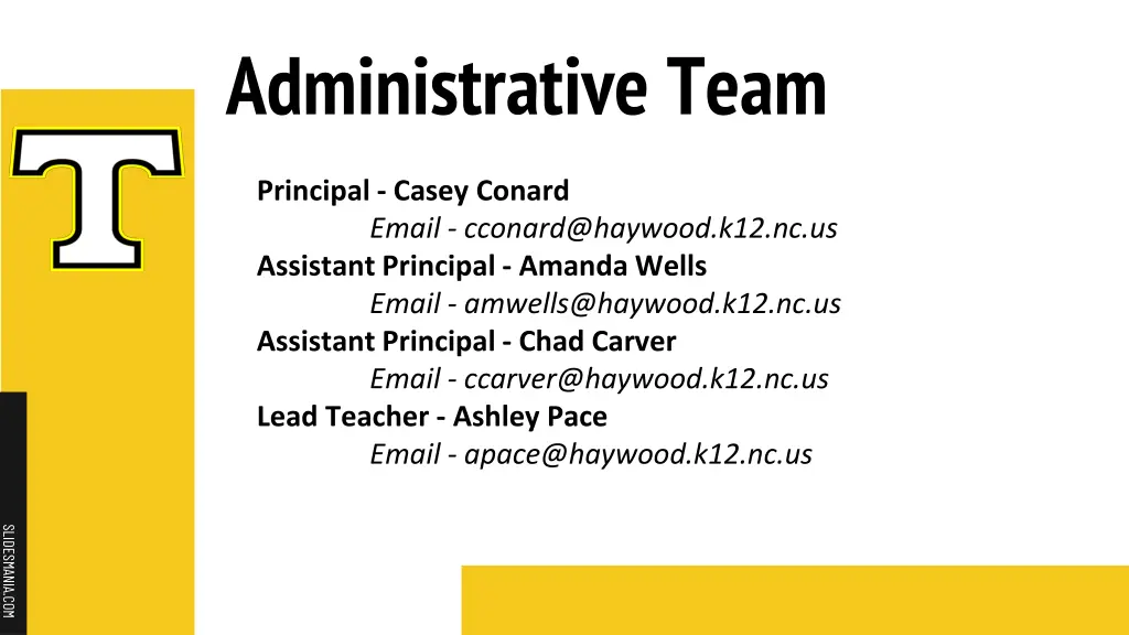 administrative team
