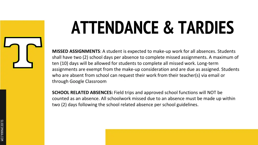 attendance tardies 4