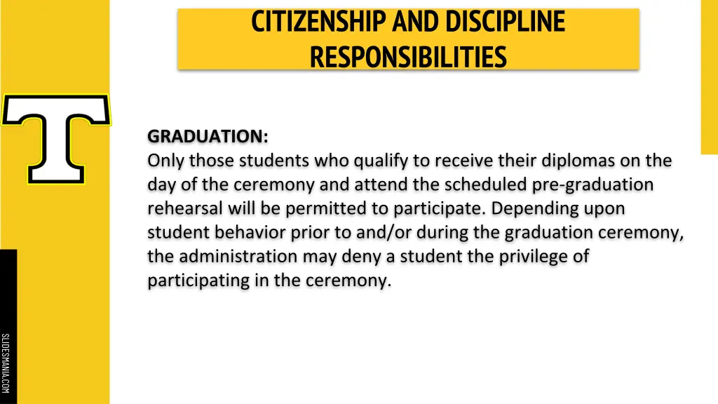 citizenship and discipline responsibilities 11