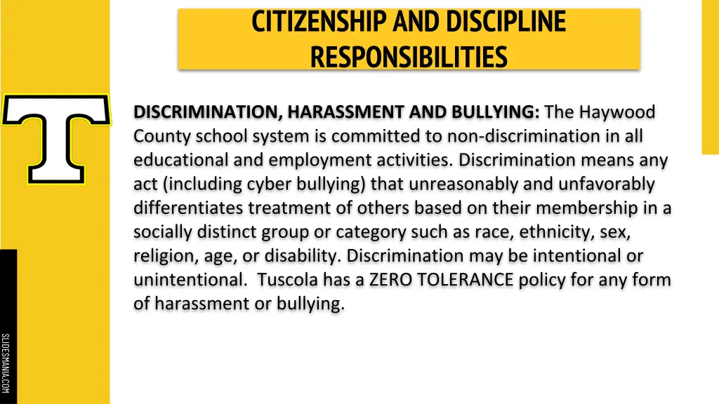 citizenship and discipline responsibilities 6