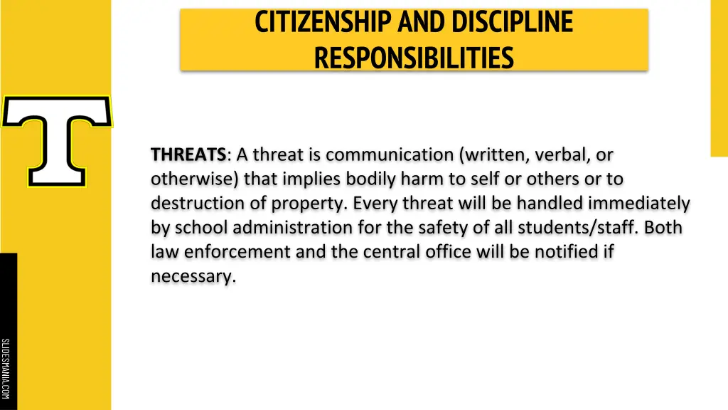 citizenship and discipline responsibilities 9