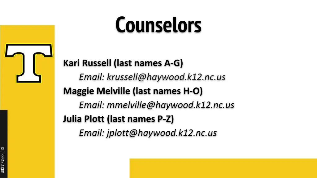 counselors