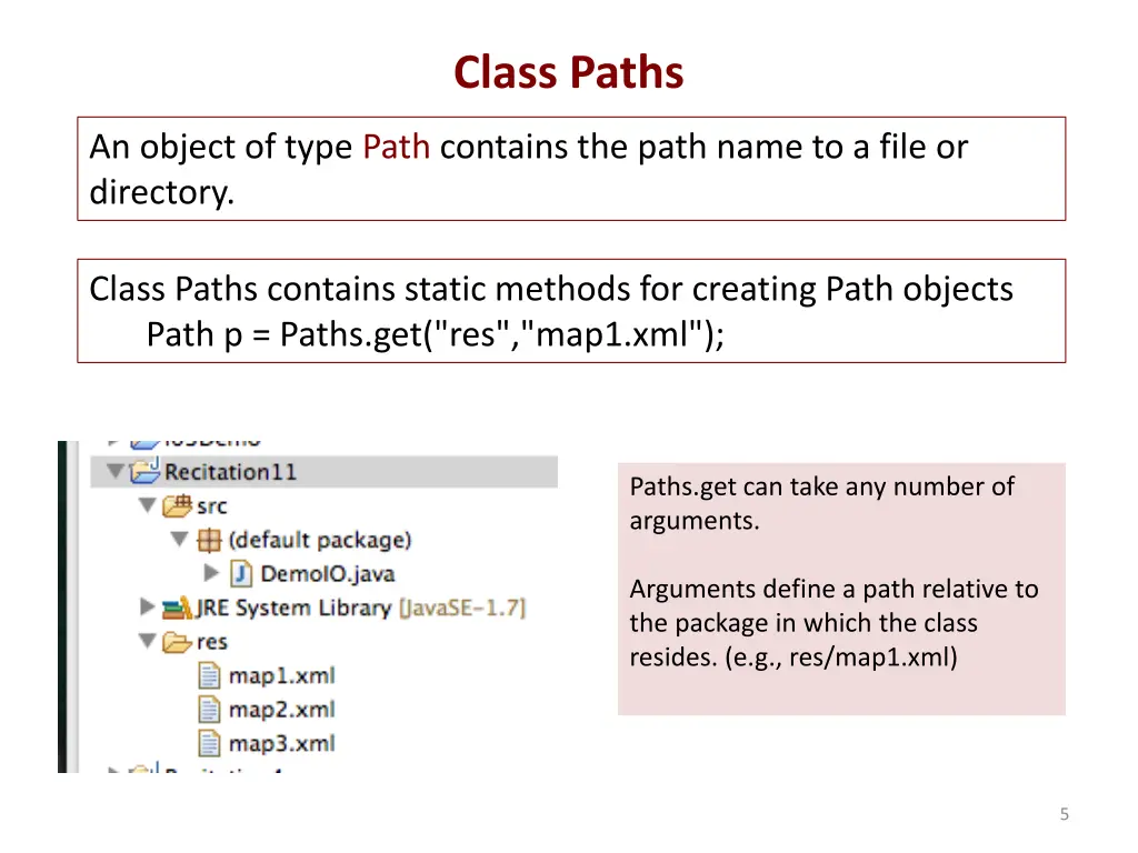 class paths