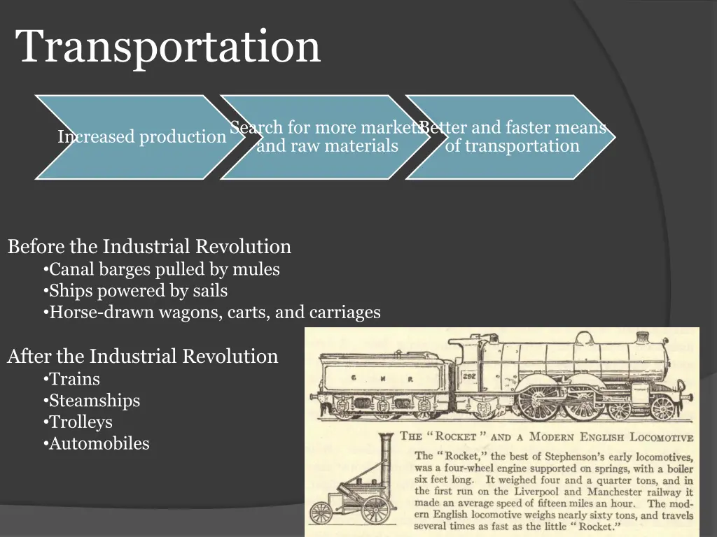 transportation