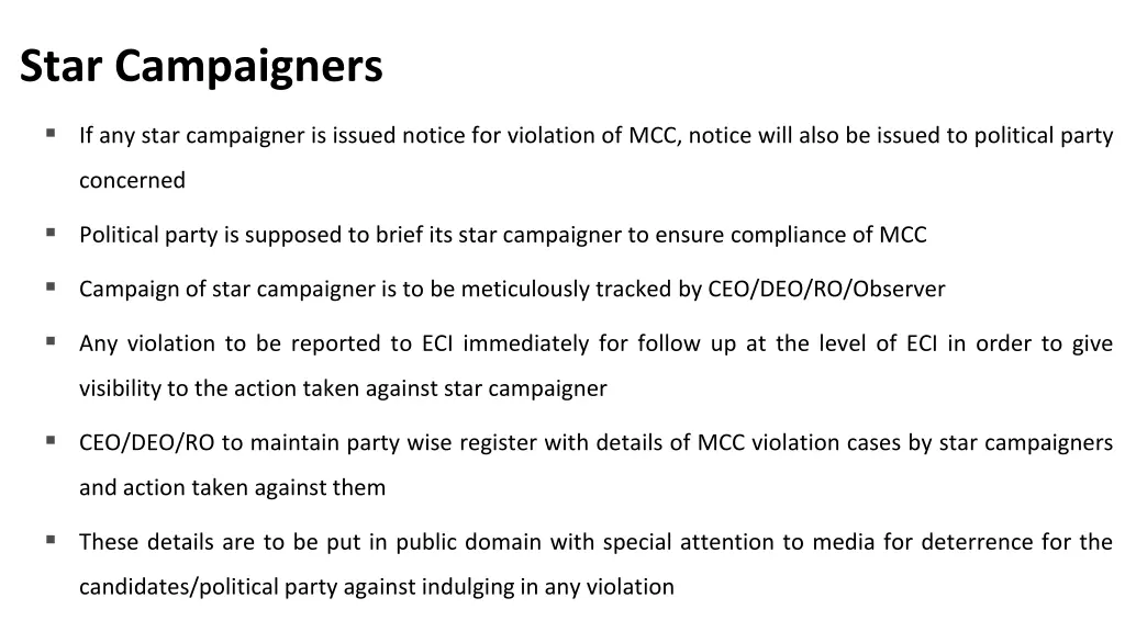 star campaigners