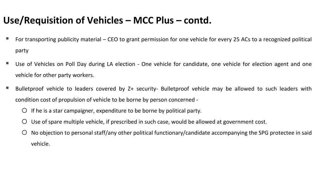 use requisition of vehicles mcc plus contd 1