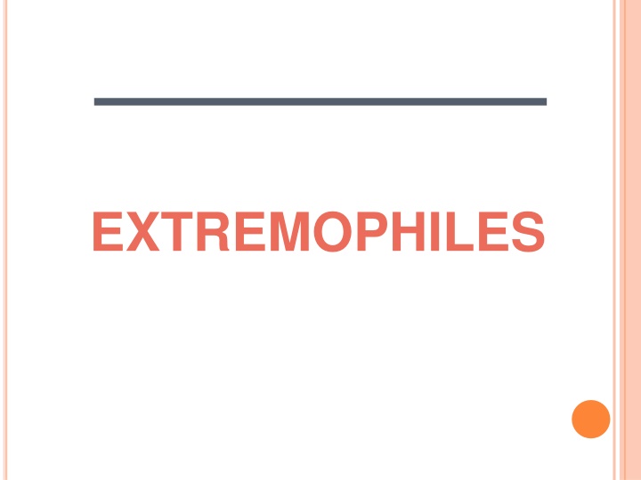 extremophiles