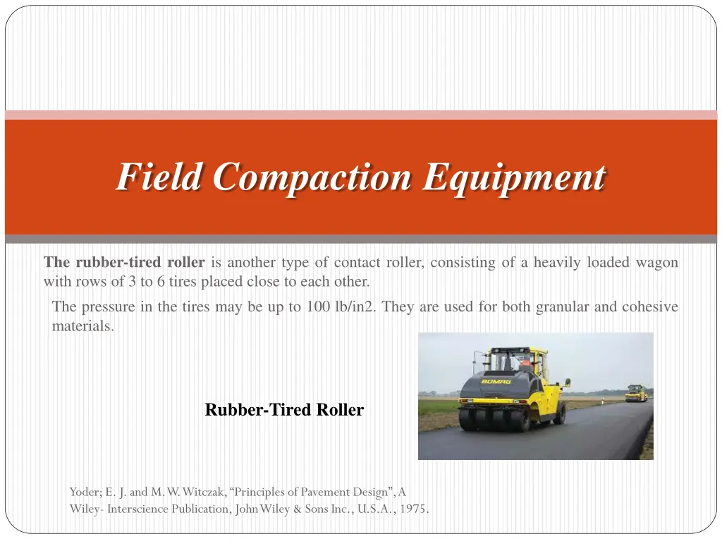 field compaction equipment 1