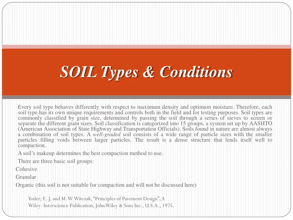 soil types conditions