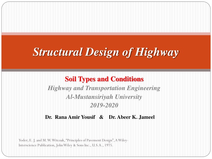structural design of highway