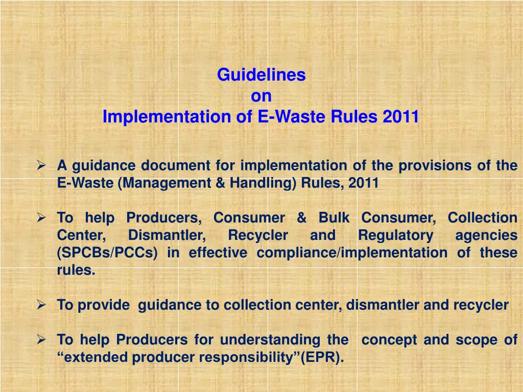guidelines on 1