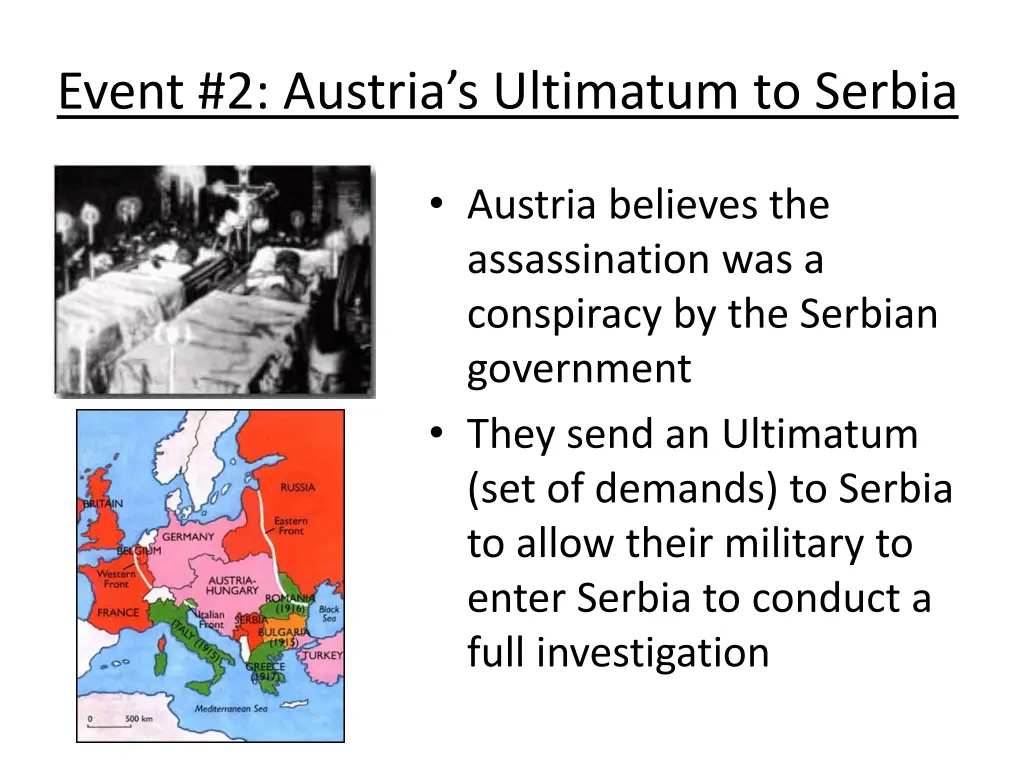event 2 austria s ultimatum to serbia