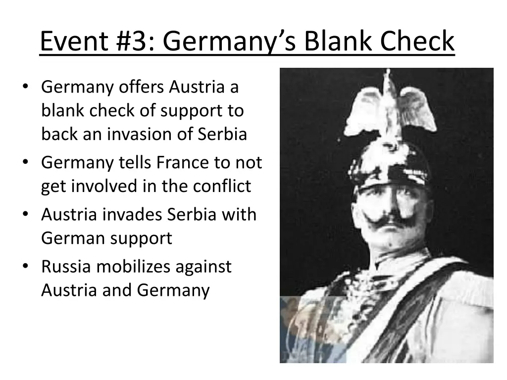 event 3 germany s blank check