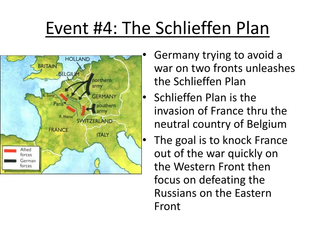 event 4 the schlieffen plan