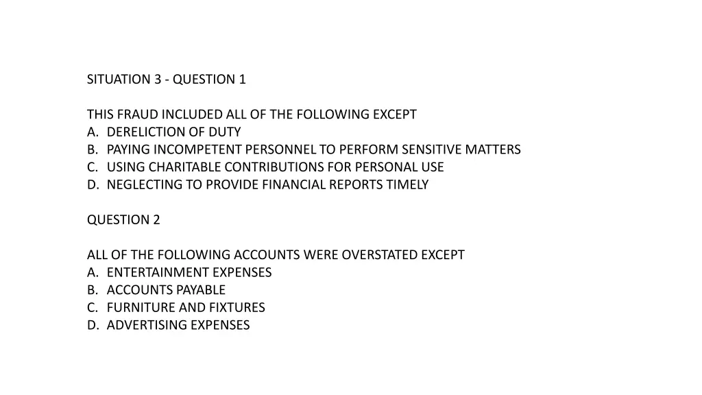 situation 3 question 1