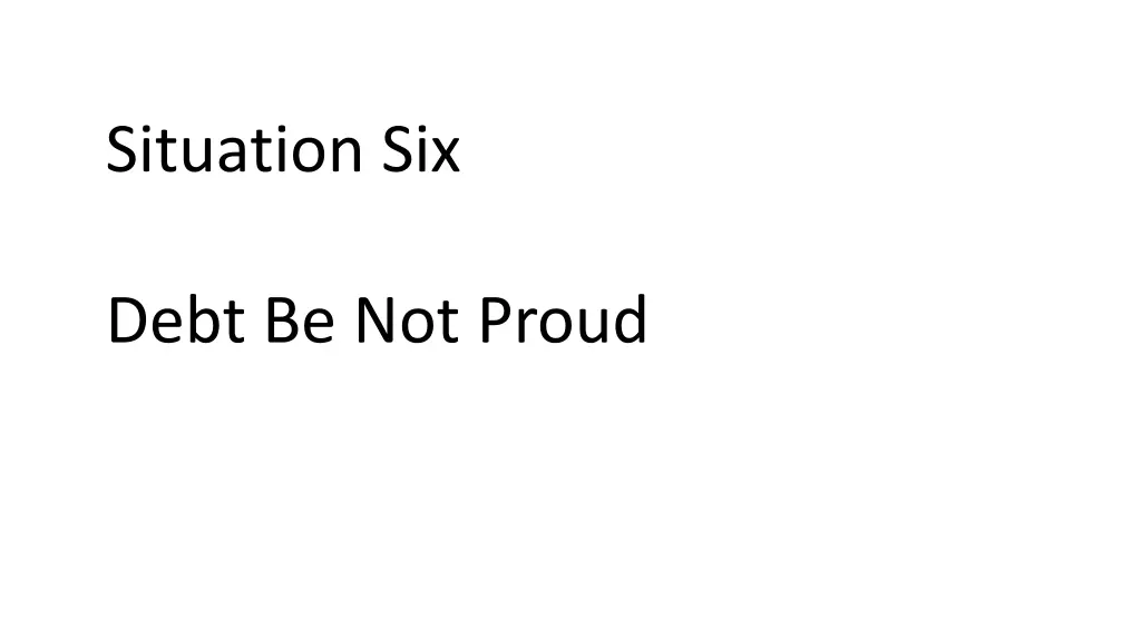 situation six