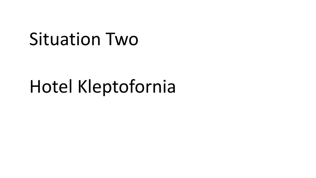 situation two