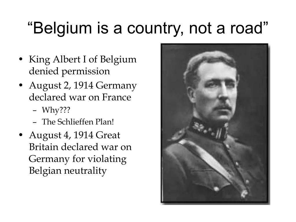 belgium is a country not a road