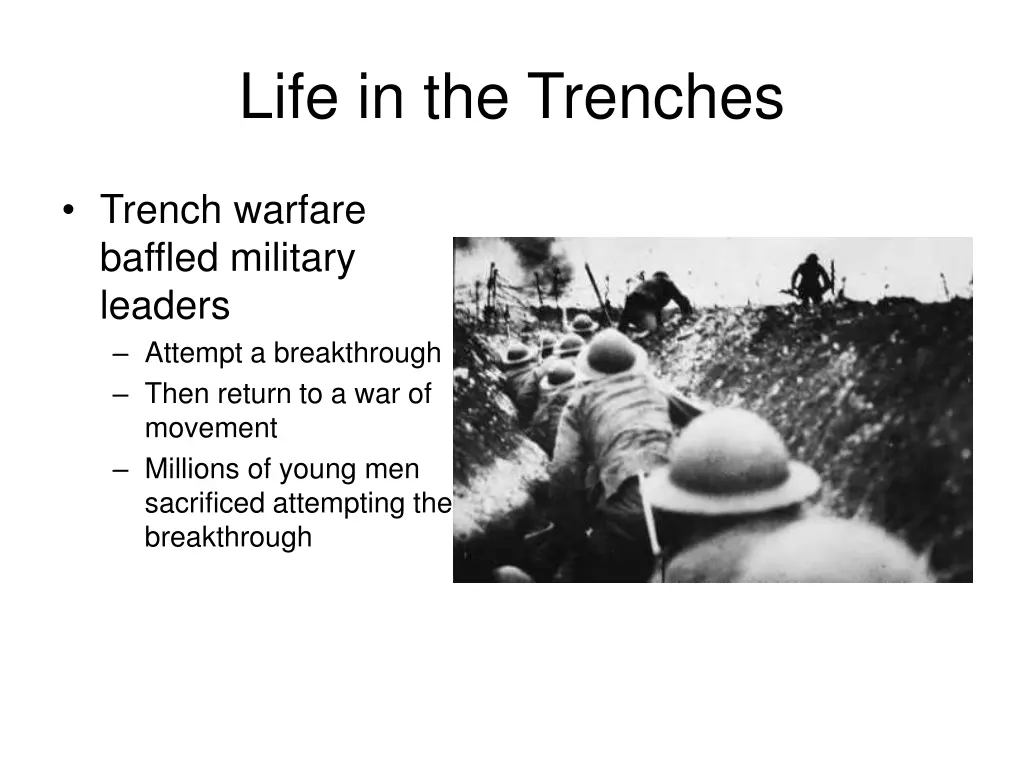 life in the trenches 2